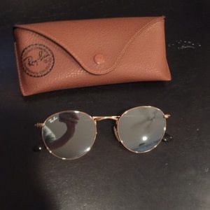 Ray ban round mirrored sunglasses